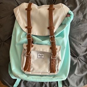 Herschel, turquoise backpack
